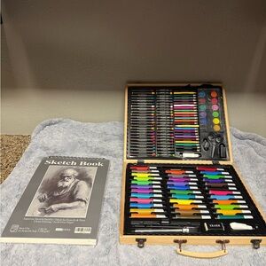 Art Set with Sketch Book and Markers